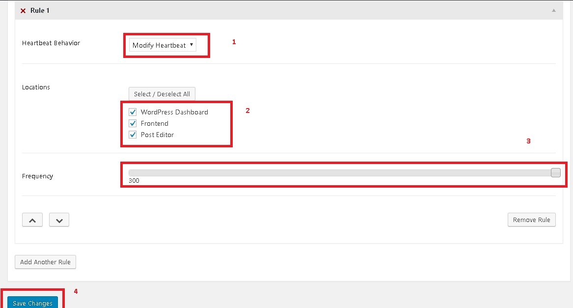 mengatur frequensi heartbeat control dengan plugin