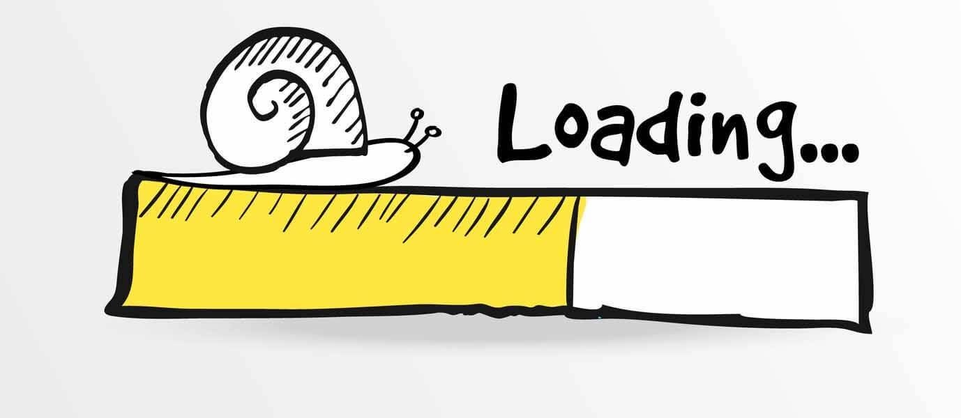 kecepatan website yang lambat