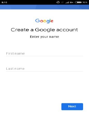 cara daftar dan buat akun gmail lewat smartphone 2