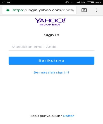 daftar yahoo 1